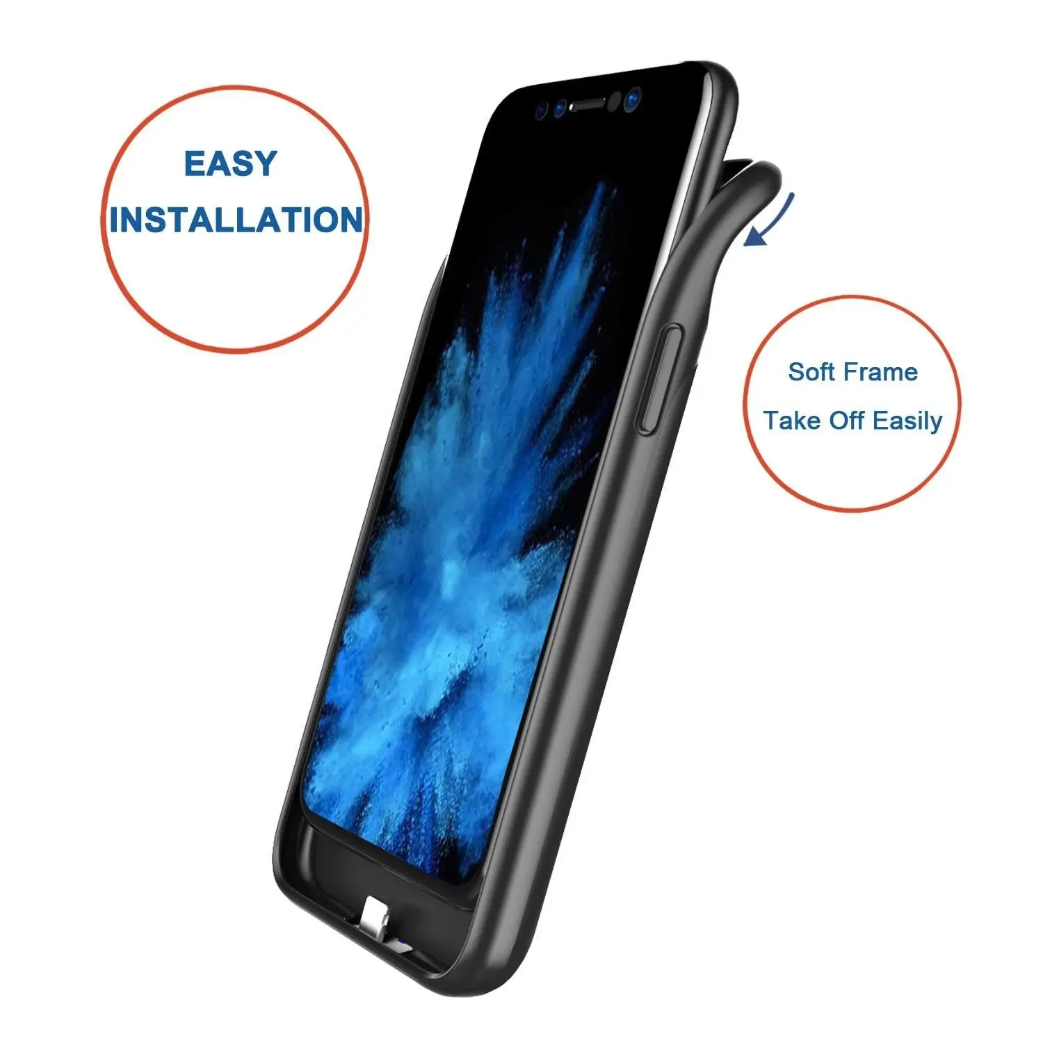Внешний аккумулятор NENG 3200 мАч для iPhone 7 8 X 4000 мАч|Чехлы с аккумулятором| |