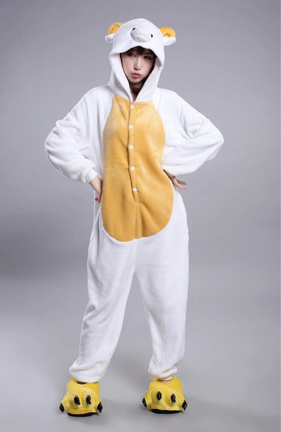 

Cosplay party Cartoon Kigurumi Unisex New Sheep Onesie Pajamas Anime Costume Pyjamas Sleepwear Homewear