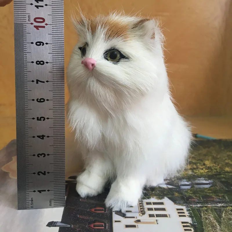 10*9*7 см декоративная пенная пушистая детская кошка фигурка животного из