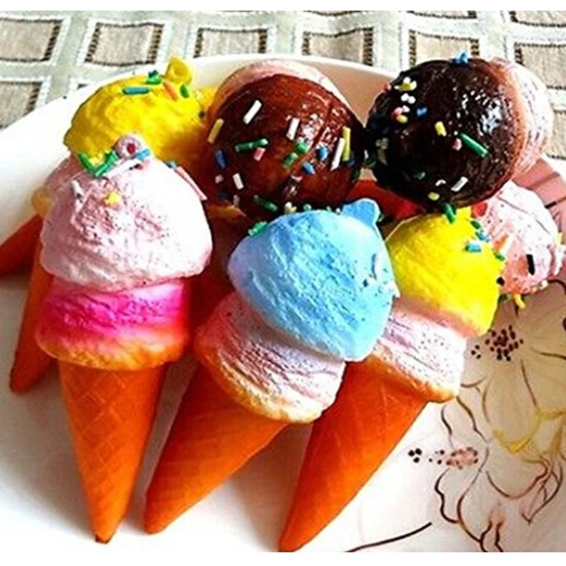 10 см новые милые мягкие Джамбо мороженного хлеб Ароматические Классические