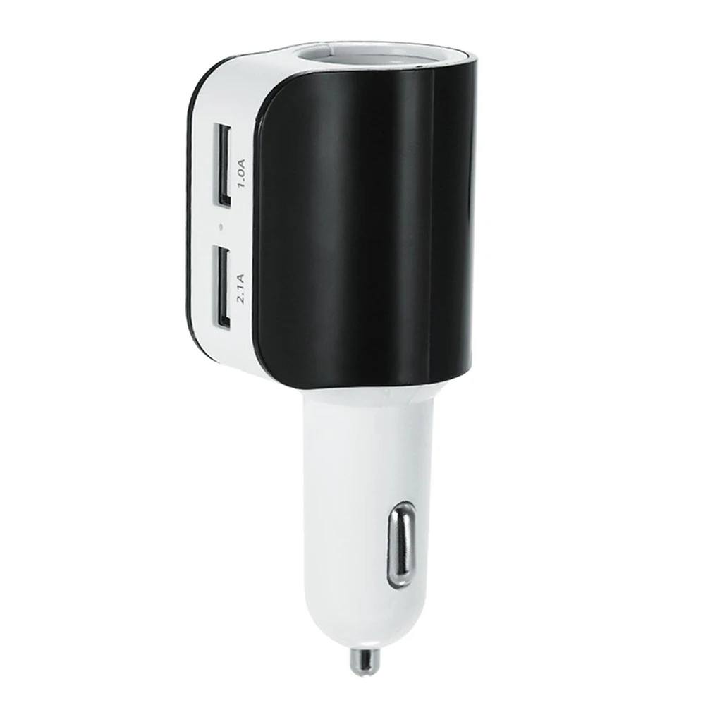Автомобильное зарядное устройство DC 12/24 в автомобильное с двумя usb-портами 1/2 1 А