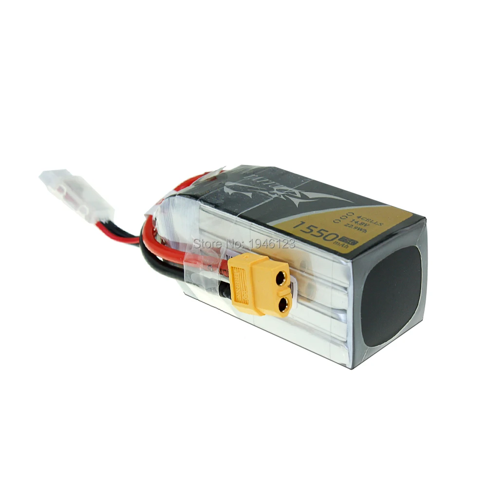 Аккумулятор Tattu 4S 75C 14,8 V 1300mAh 1550mAh 1800mAh Lipo Racing с разъемом XT60 для FPV квадрокоптера дрона радиоуправляемого вертолета автомобиля