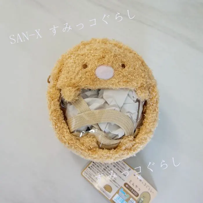 1 шт. Kawaii японский Sumikko Corner San-X Corner био плюшевый рюкзак ручной биологический плащ женская сумка с животным кошельком подарок для девочек - Цвет: F