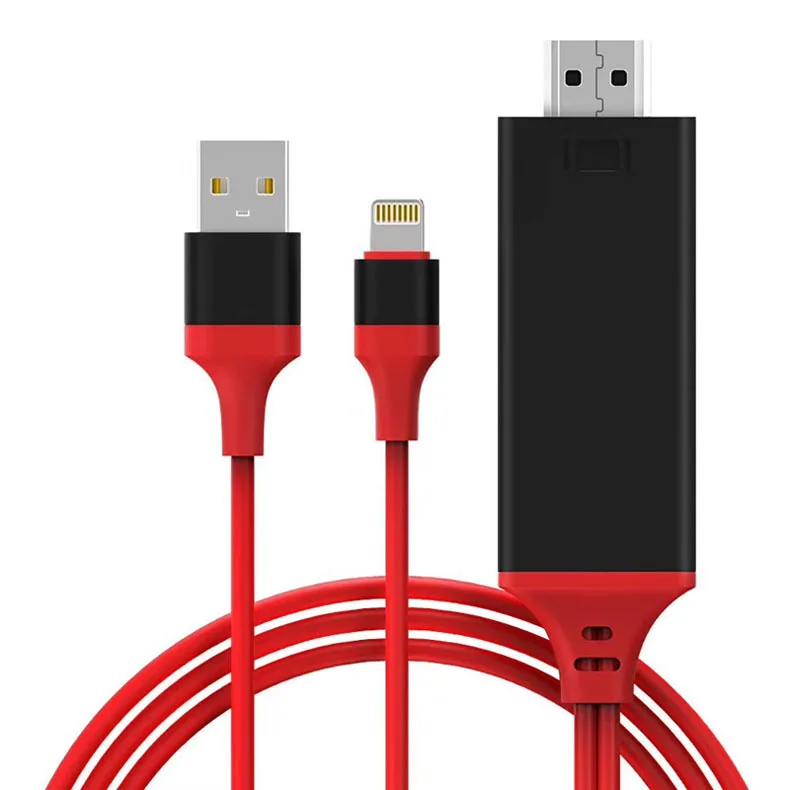 GREATLINK PLAY кабель для Lightning-HDMI адаптер USB кабель HDMI 1080P Аудио адаптер смарт-конвертер кабель для iPhone 8 7 6 5