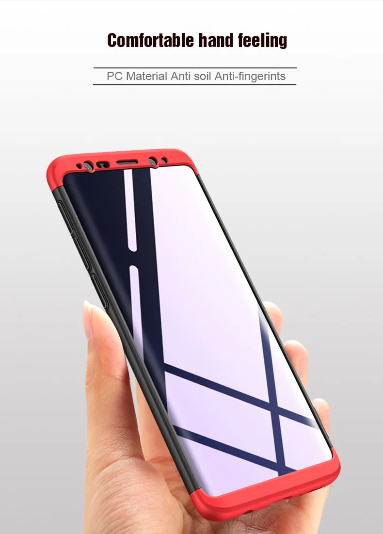 Для samsung Galaxy S8 плюс S10 S9 Plus samsung S8 S10 Lite крышка V-power 3 в 1 360 Полный Защитник дело Чехлы без Стекло