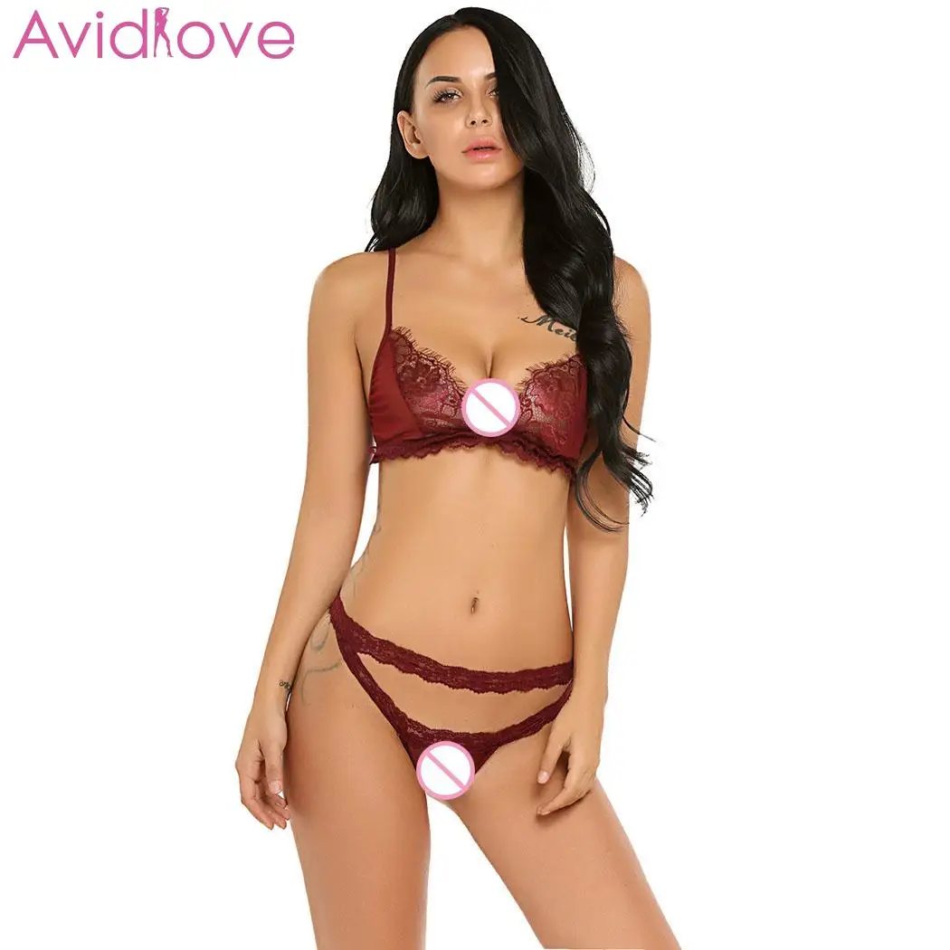 Avidlove женский сексуальный комплект нижнего белья сорочка нижнее белье пижамы