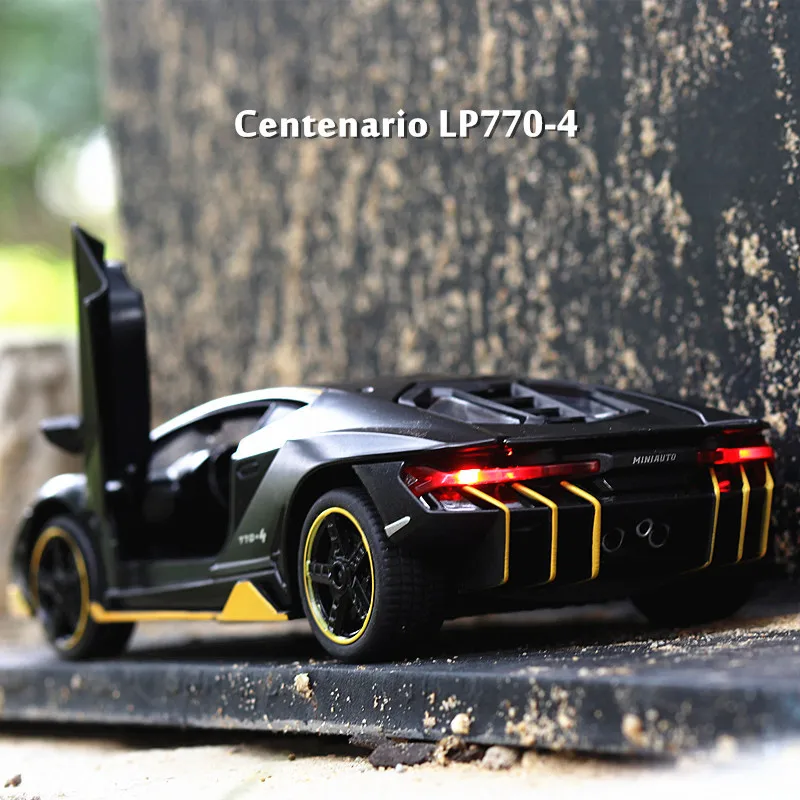 LP770 LP750 Модель литья под давлением из 1:32 сплава, автомобильный звуковой свет, игрушка для автомобиля, миниатюрная модель машинки, игрушки для детей, подарок
