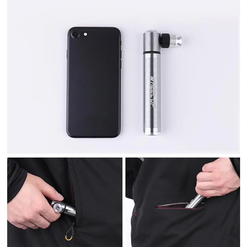 Mounchain Universal Mini Bicycle Pump Push Type Portable Inflator of Basketball Football MTB Accessories | Спорт и развлечения