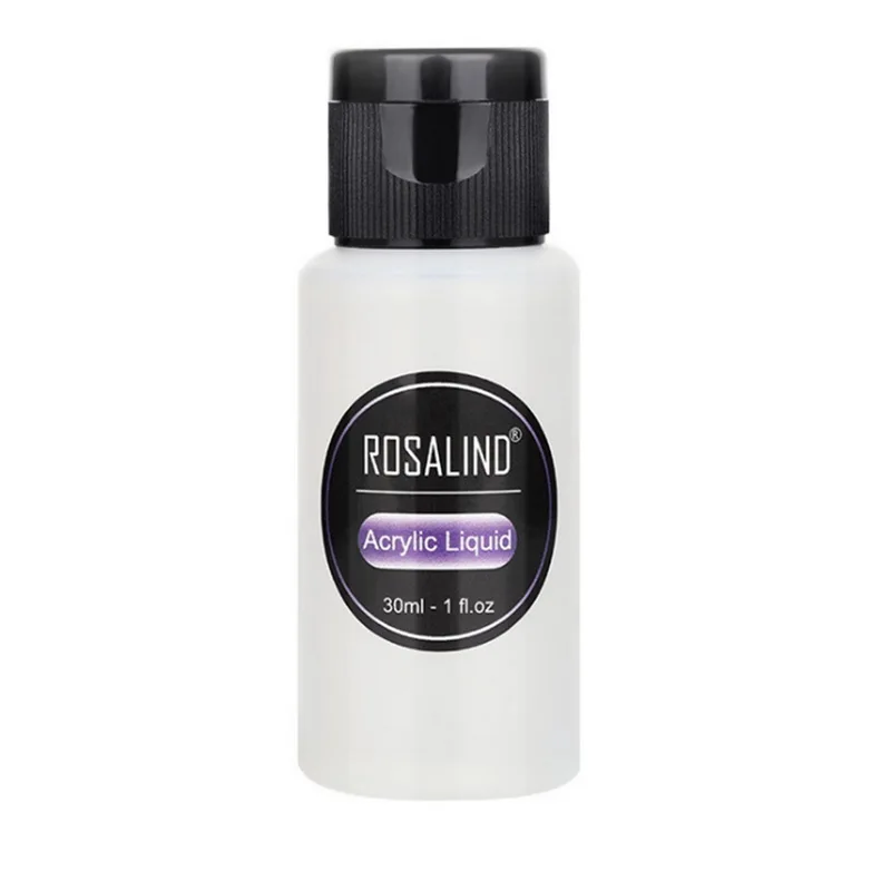 1 bottle ROSALIND 10 г бренд 3D картина акриловый порошок прозрачный арт для ногтей советы строитель прозрачный акриловый порошок для ногтей маникюр 3 цвета - Цвет: 1 bottle
