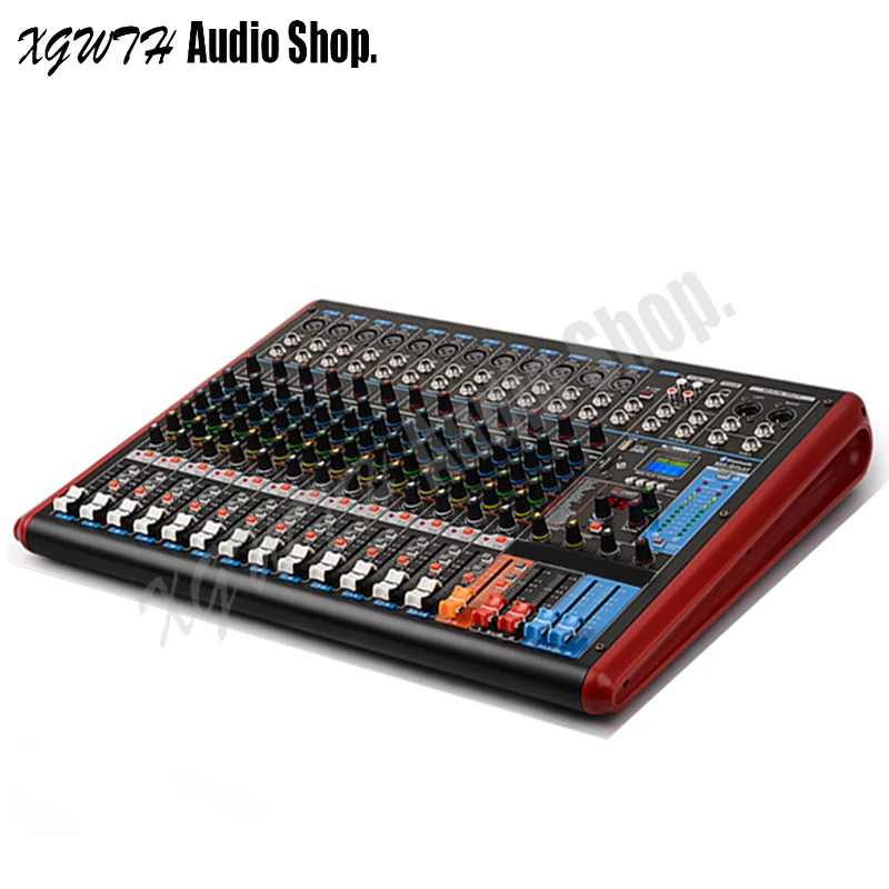 Профессиональный DJ Bluetooth аудио микшер 12 каналов USB 99 DSP цифровой эффект