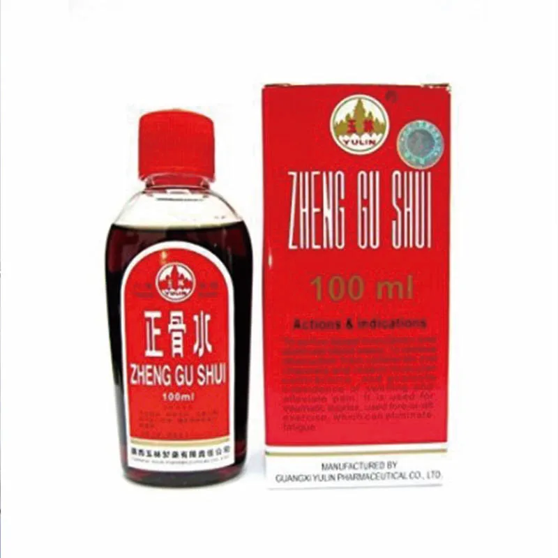 2 бутылки Чжэн ГУ шуй внешний обезболивающий лосьон 3,4 Oz 100 ml стимулирует кровообращение