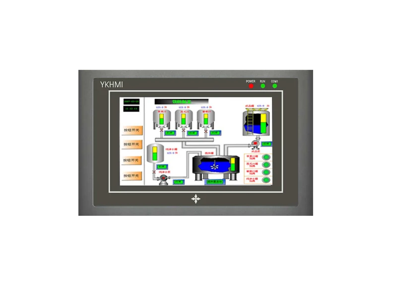Все-в-1 HMI FX3U PLC интегрированный 4,3 дюймовый сенсорный экран 480*272, 12DI 8 релейных выходов, 6 транзисторов выходов для Mitsubishi