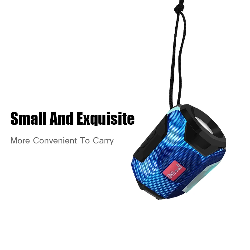 M & J портативные мини bluetooth-колонки беспроводные свободные руки светодиодный