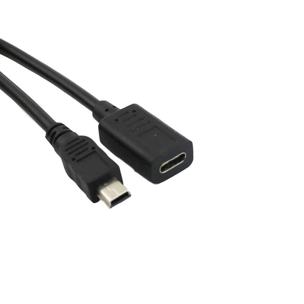 1x USB 3.1 Type C Женский к мини 5-контактный штекер Синхронизация данных адаптер для
