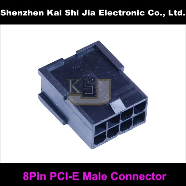 50 шт./лот 8 контактный разъем питания PCI E GPU черный блок модульный модуль|power connector