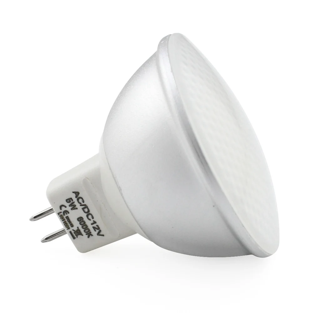 Светодиодный лампа MR16 GX5.3 5 W 12 V AC/DC прожектор 22 светодиодный s SMD 2835 Bombillas 120