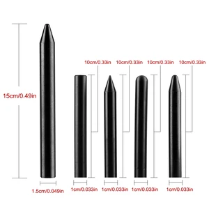 DIY PDR инструменты, черная нейлоновая ручка, инструменты для ремонта вмятин автомобиля, ручные инструменты PDR Toolkit Ferramentas 5 шт.