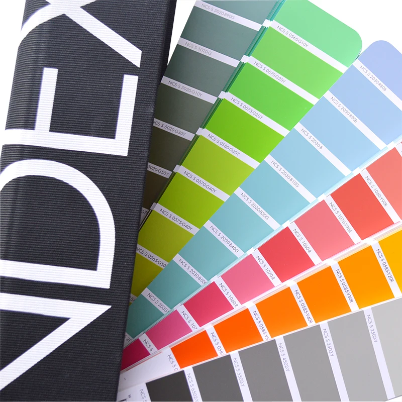 Швеция НС цвет карты международный стандарт 1950 A 6 индекс оригинал|ncs color|card designcard