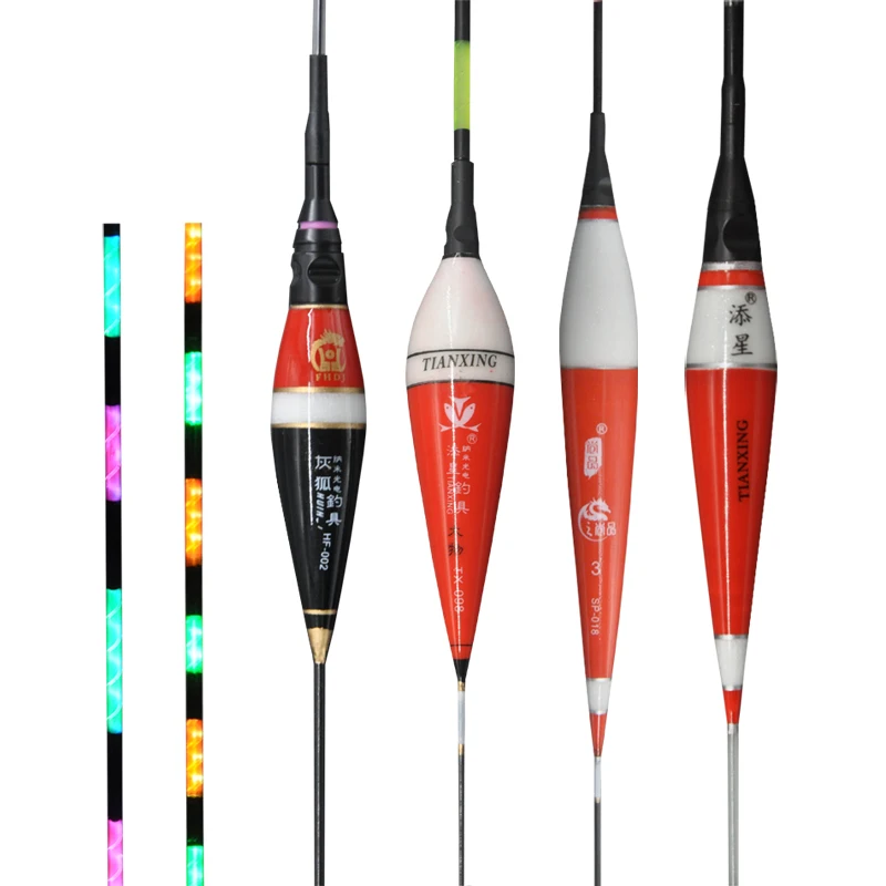 СИД свежей воды Рыболовные Поплавки светящиеся рыболовные снасти композитный