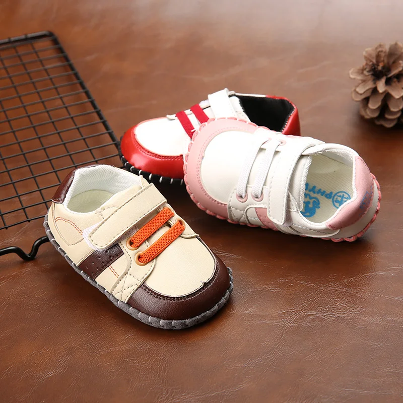 Finil female baby toddler shoes 0-1 years old soft bottom spring single handmade anti-falling |