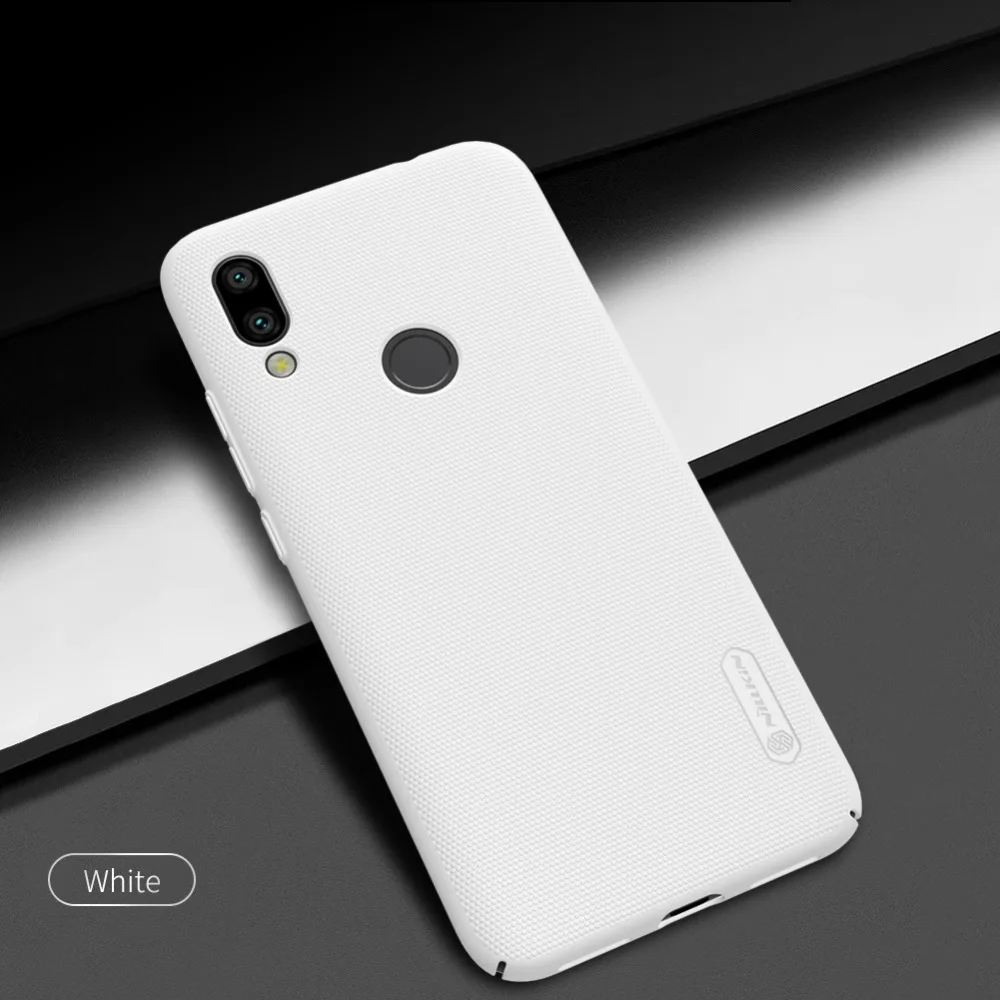 Для Xiaomi Redmi 7 Чехол 6,26 ''NILLKIN матовый ПК Жесткий Чехол на заднюю панель Подарочный держатель для телефона для Redmi 7 чехол для телефона