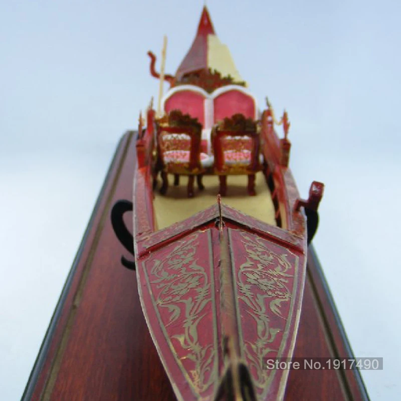 Деревянный корабль комплекты моделей 3d лазерная резка весы 1/20 Свадьба Гондола