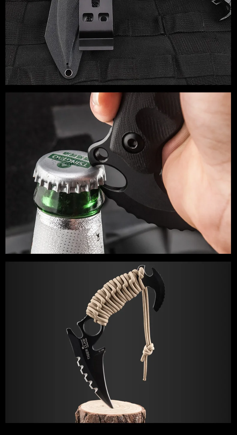 HX D2 Сталь высокой твердости karambit нож в стиле игры "Counter-Strike" нож ganzo настоящие ножи для кемпинга выживания Охота тактические ножи инструменты