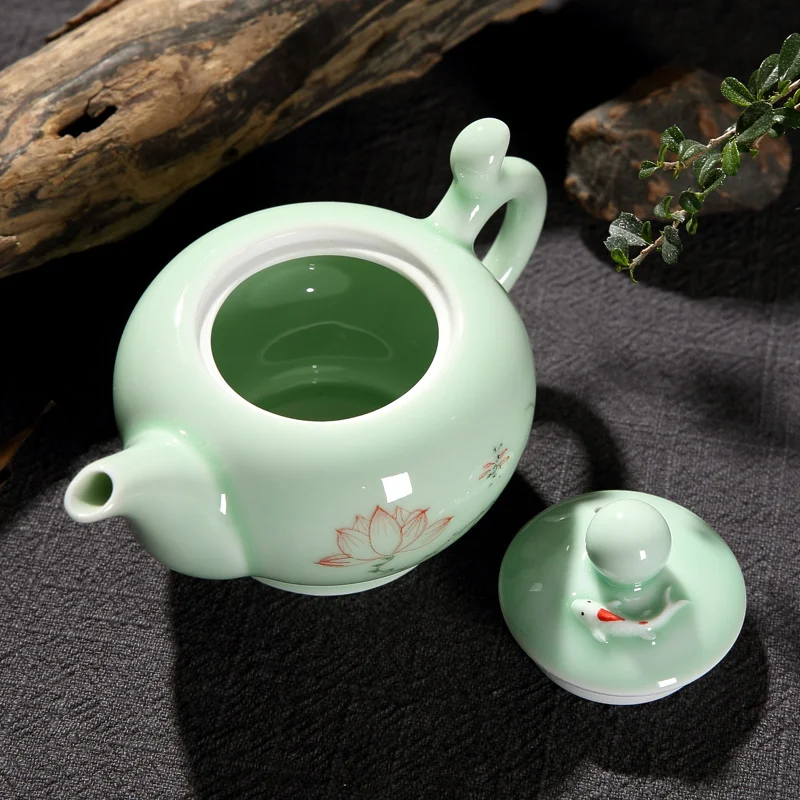 Чайный горшок Longquan Celadon в китайском стиле 220 мл | Дом и сад