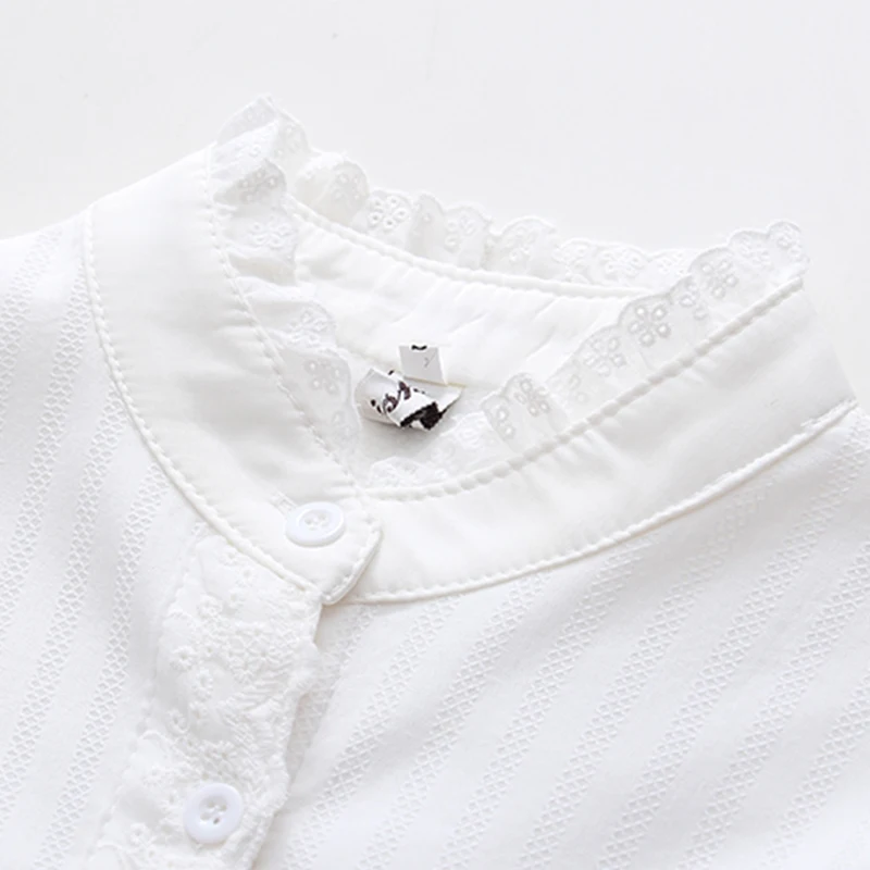 2018 Офисная Женская утолщенная флисовая белая рубашка с длинными рукавами и