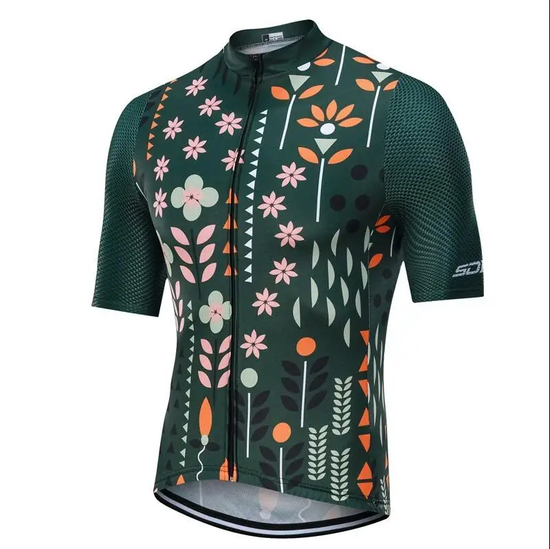 picture color Новинка, SDIG, велосипедная майка, Джерси, для шоссейной дорожки, MTB, для гонок, аэро, для велоспорта, Джерси, мужская, итальянская одежда, быстросохнущая, короткая - Цвет: picture color