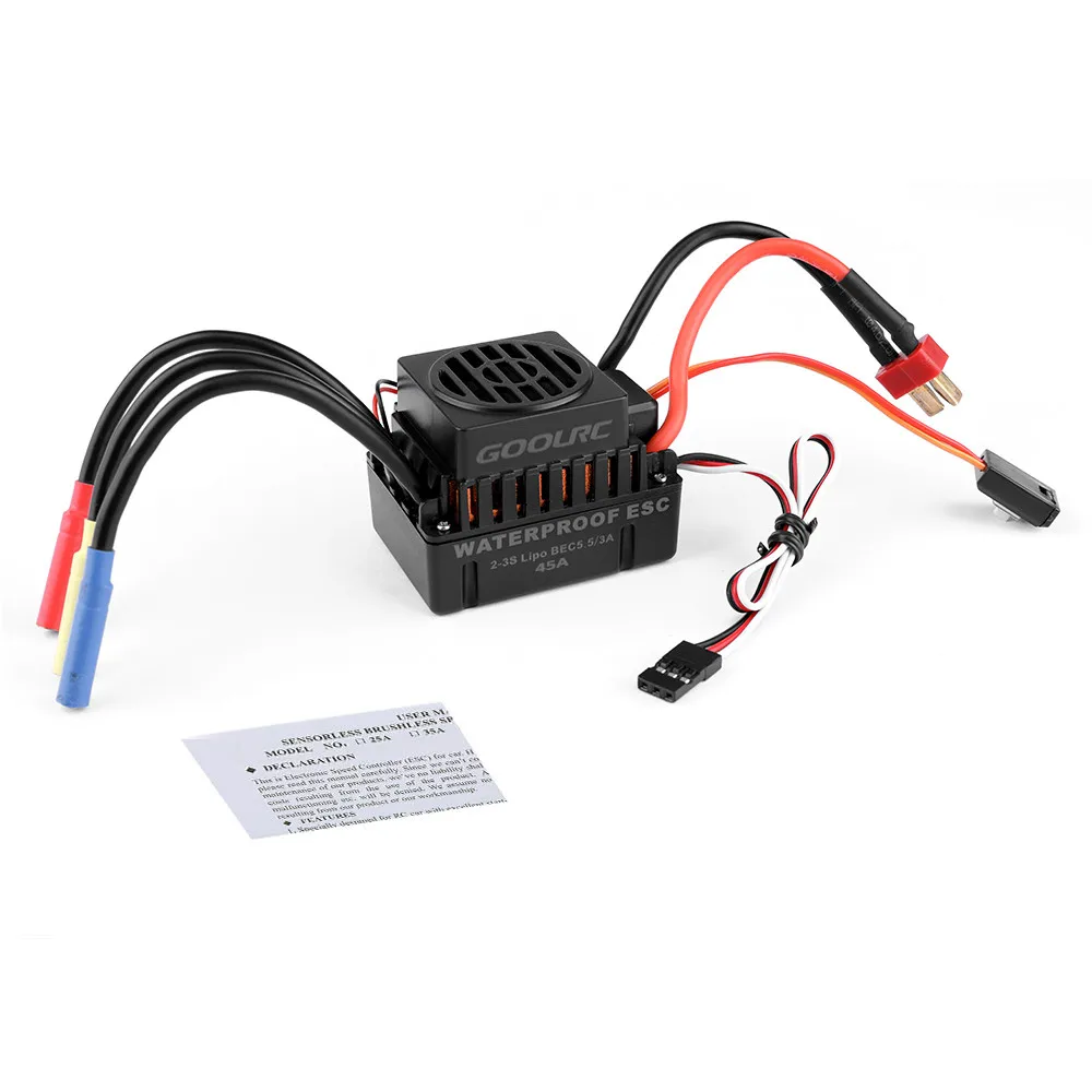 Набор двигатель RC автомобиль 1:10 Запчасти 3650 3660 F540 3500KV 3100KV 3300KV 3800KV 3900KV 4300KV 4370KV бесщеточный мотор 45A 60A ESC - Цвет: 45A ESC