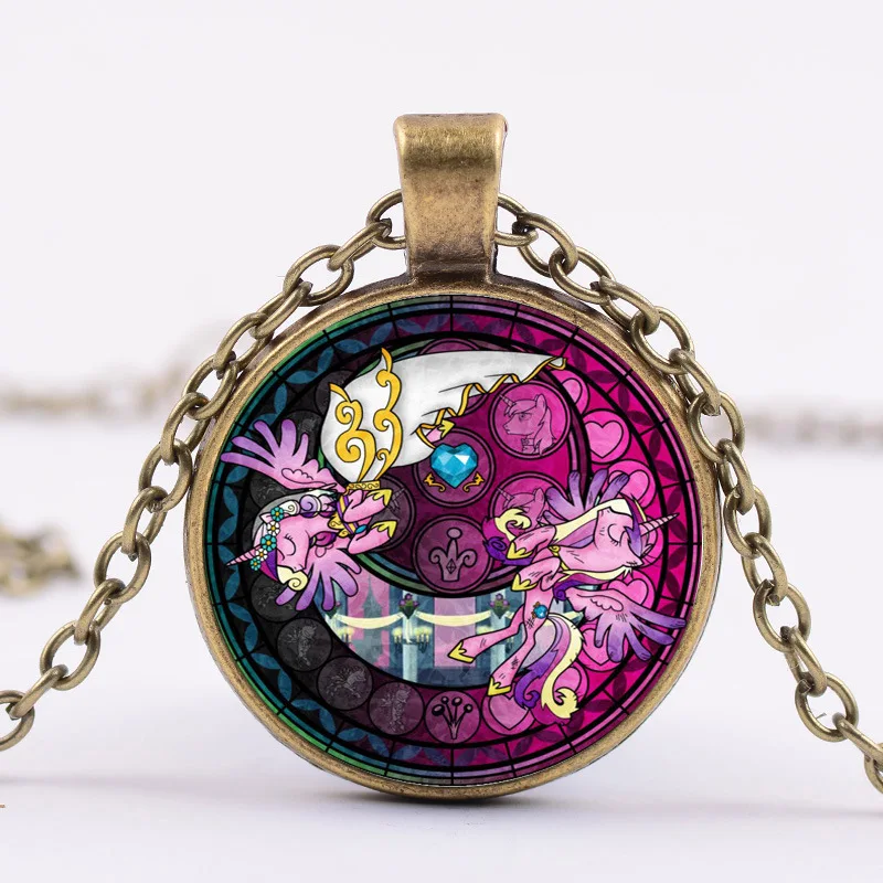 SONGDA модное ожерелье My Little Ponies Волшебная Радуга лошадь для маленьких девочек длинная цепочка ожерелье в подарок на день рождения Аниме ювелирные изделия