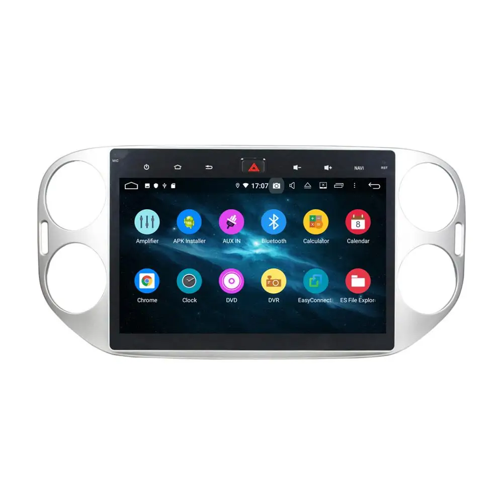 Автомобильный DVD плеер с GPS навигацией DSP Android 9 0 для VW Tiguan 2013 2015 Авторадио стерео