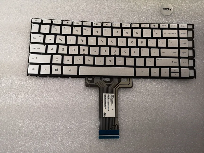 Новая Серебристая клавиатура с подсветкой для HP Pavilion 14-bs002la 14-bs003la 14-bs057cl US |