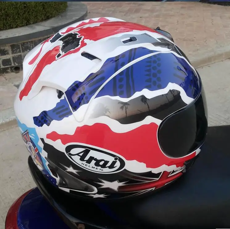 Горячая распродажа! Arai шлем rx7-top RR5 мотоциклетный шлем гоночный шлем полнолицевой емкостный мотоциклетный, емкостный