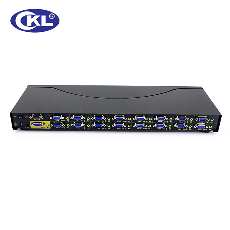 CKL-161S 16 портов Авто VGA аудио переключатель в 1 из ПК МОНИТОР стойки с ИК пульт