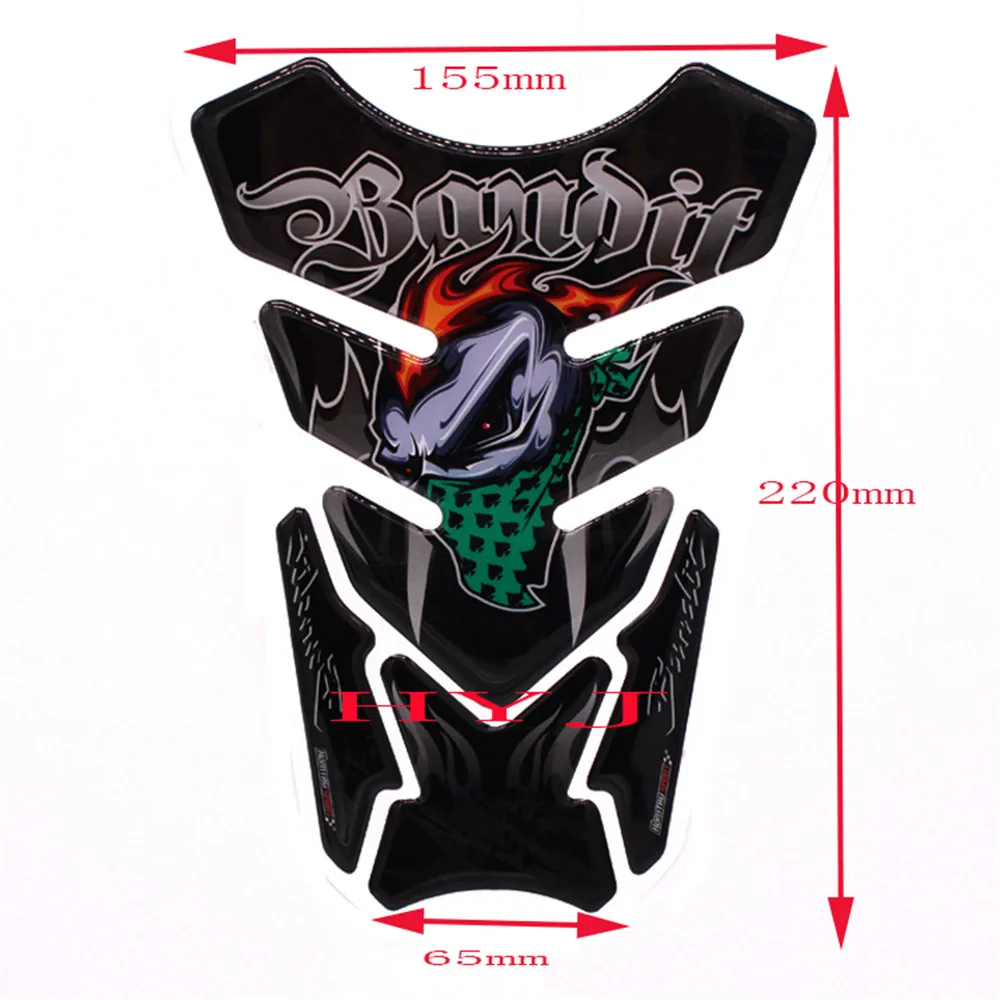Универсальный гелевый защитный 3D-чехол на бак мотоцикла для Kawasaki Yamaha Suzuki Honda CBR Tank