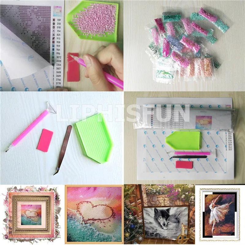LIPHISFUN 5D diy Алмазная живопись Полный квадратный макет Смола стразы Бамбуки Цветок Орхидея Вышивка Декор дома.