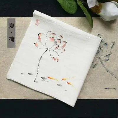 Носовой платок из хлопчатобумажной ткани носовой ручной работы унисекс|handkerchief