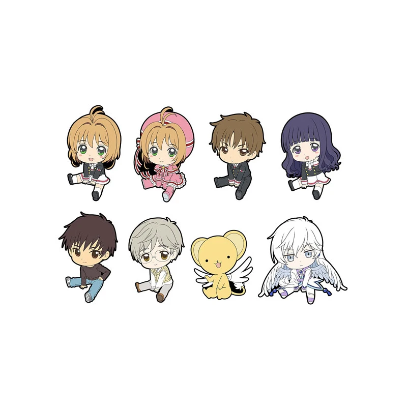 Прозрачный брелок из аниме KINOMOTO SAKURA LI SYAORAN YUE|Брелоки| |