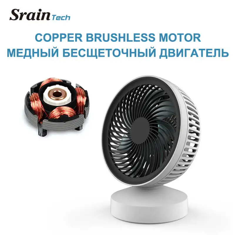 SrainTech портативный креативный мини USB Настольный вентилятор подвижный источник