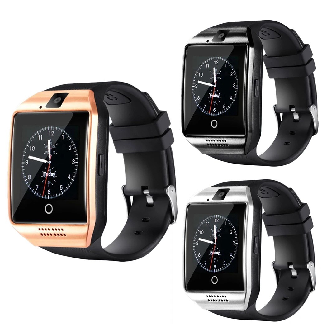 2018 Q18 Bluetooth Smart часы телефон наручные Шагомер Смарт Сенсорный экран Smartwatch для Android