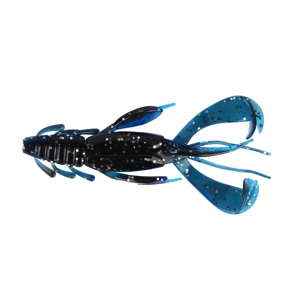 c Spinpoler мягкий Пластик Раков Rage хвост Craw приманки похожая на настоящую Краб мягкие приманки рыболовные приманки 10,3 см 10,4 г, 8 цветов, 5 шт./упак - Цвет: c