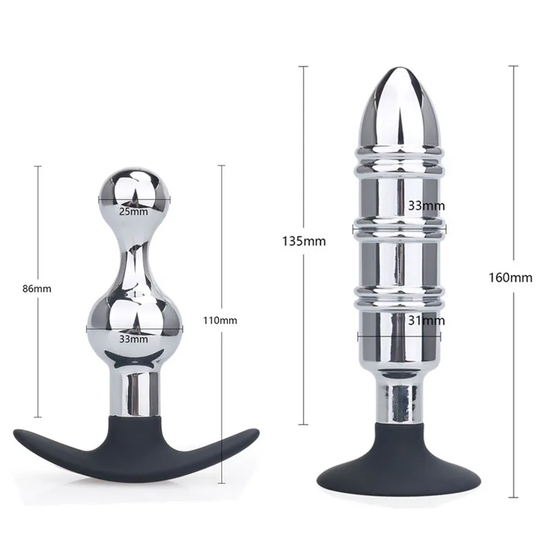 Металлические анальные секс игрушки анальный мастурбатор для анального
