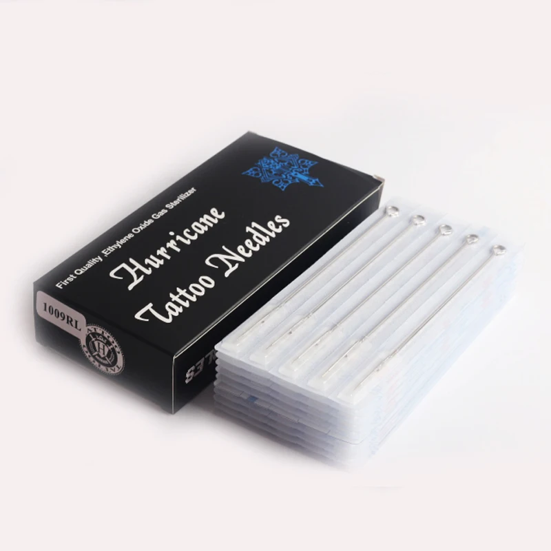 Тату иглы 50 шт. круглые для микроблейдинга перманентного макияжа|Иглы тату| |