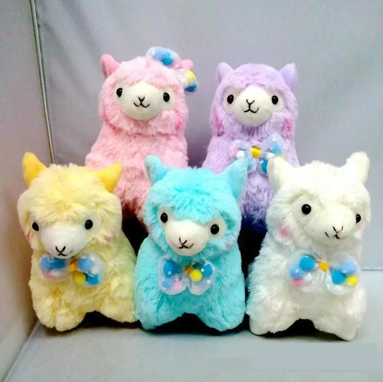 Новый Kawaii 17 см Альпака Викунья пакос плюшевые игрушки японского Мягкие Alpacasso