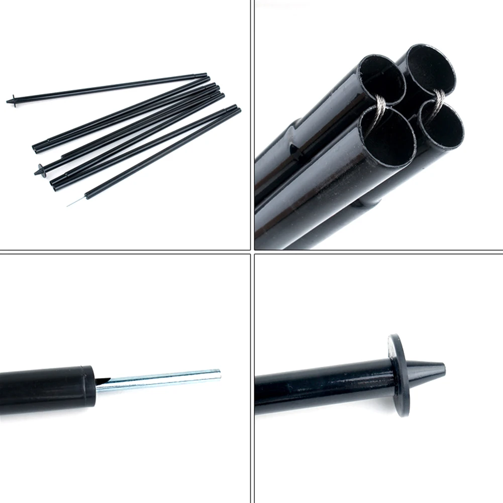 Durable With Storage Bag Tent Pole Kit Support Rod Sunshade Replacement Lightweight Outdoor Corrosion Resistant Tarp Adjustable | Спорт и