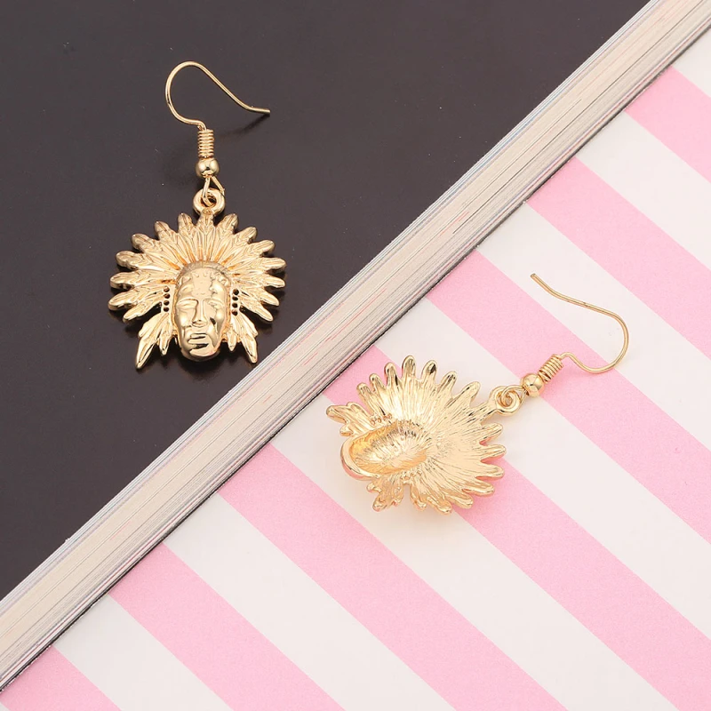 Модные серьги в форме листа Сова Gypsy дерево жизни для женщин Висячие с