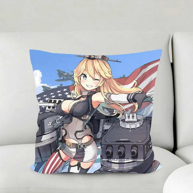 Новый Окт. Домашний текстиль Kantai Collection аниме Iowa 2WT 2-сторонняя односторонняя