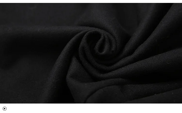 Осень-зима Для женщин пальто плюс Размеры Fashion Solid задней Ласточка Хвостатые Стиль тонкий MD-длинные шерстяные смеси пальто для для женщин верхняя одежда